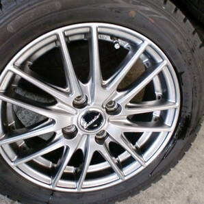 EXCEEDER 14×5.5 PCD100 +50★深溝スタッドレス 165/60R14 ダンロップ 4本の画像2