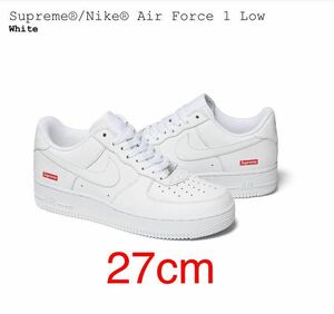 新品 27cm Supreme Nike Air Force 1 Low White シュプリーム ナイキ エアフォース 
