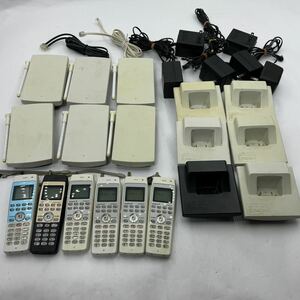 HITACHI 日立 ET-8iA-DCL-CHG＆ET-iA-BS(S) など 6組 セット ビジネスフォン 子機 中古 現状品