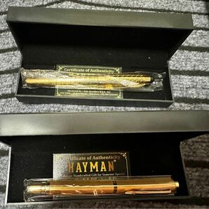 Hayman 24 CT Gold Plated Premium 万年筆とボールペンセット