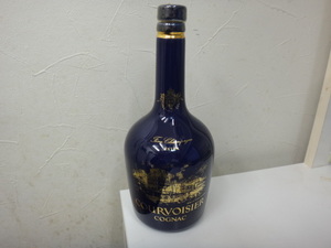 【未開栓】COURVOISIER EXTRA/クルボアジェ エクストラ リモージュ 青陶器 700ml 40度　総重量約1130g