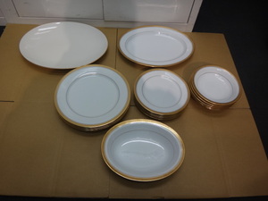 Noritake ノリタケ　54805 GOLDRIDGE　ゴールドリッジ　 皿　17枚/Noritake ノリタケ　Ivory China　アイボリーチャイナ　皿　1枚/全18枚