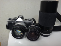 【ジャンク】OLYMPUS/オリンパス　OM-2　レンズ　50mm/28mm/50～250mm　3点セット_画像1