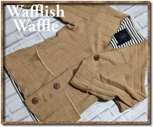 *Wafflish Waffle Wafflish Waffle knitted cardigan *