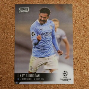 topps stadium club chrome lkay Gundogan スタジアムクラブクローム イルカイ・ギュンドアン マンチェスターシティ バルセロナ soccer