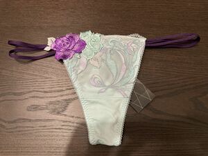 希少★サルート[ブラジル] Tバック ソング　ショーツ M TU PTJ466 ワコール