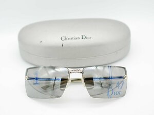 ■【YS-1】Christian Dior クリスチャンディオール サングラス ■ アイウェア シルバー系 ■ オーストリア製 ケース 【同梱可能商品】■C