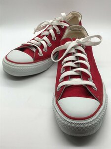 ■【YS-1】 状態良好 ■ コンバース CONVERSE スニーカー ■ オールスター 24,5cm 赤 × 白系 【同梱可能商品】K■