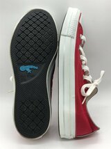 ■【YS-1】 状態良好 ■ コンバース CONVERSE スニーカー ■ オールスター 24,5cm 赤 × 白系 【同梱可能商品】K■_画像3