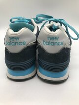 ■【YS-1】 ニューバランス New Balance スニーカー ■ 574 ブルー系 22,5cm 【同梱可能商品】K■_画像2