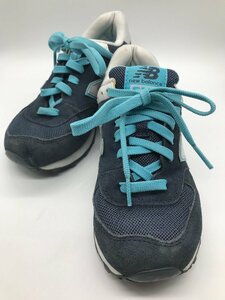 ■【YS-1】 ニューバランス New Balance スニーカー ■ 574 ブルー系 22,5cm 【同梱可能商品】K■