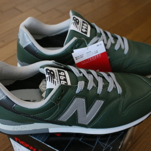 ☆即決☆ ニューバランス レザー New Balance CM996 NC GREEN US9 27cm NB グリーン×グレー 緑 スニーカー☆の画像5