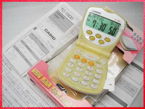  Casio multifunction calculator TC-1500YW dead stock goods 