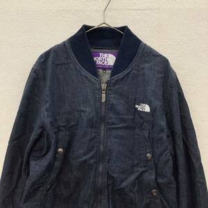 THE NORTH FACE PURPLE LABEL ノースフェイス パープルレーベル ジップアップ バーシティジャケット size M インディゴブルー 77383