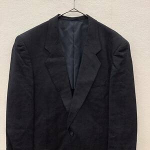 Paul Smith ポールスミス リネン テーラードジャケット size M 古着 ブラック 78096