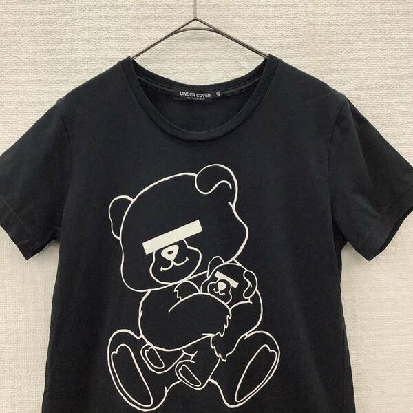 UNDERCOVER アンダーカバー NEU BEAR ペアプリント 半袖 Tシャツ ブラック JUN TAKAHASHI size XS 76142