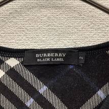 BURBERRY BLACK LABEL LOGO Tee バーバーリー ブラックレーベル 半袖カットソー size 2 黒 76606_画像4