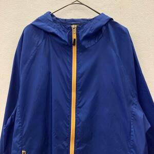 THE NORTH FACE ノースフェイス ナイロンジャケット フーディ付き size XL ブルー 75203