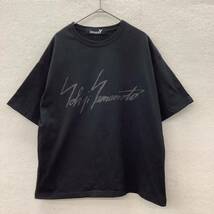 Ground Y グラウンドワイ Yohji Yamamoto ヨウジヤマモト ロゴ Tシャツ size 2 黒 78257_画像2