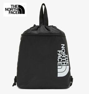 THE NORTH FACE ノースフェイス キッズ ナップサック ジムサック 新学期 巾着 体操着袋 シューズ入れ ブラック 日本未発売