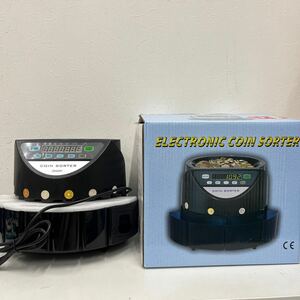 ② ELECTRONIC COIN SORTER コインカウンター 自動硬貨計数機