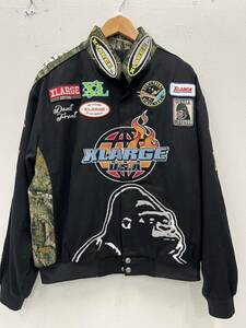 ②X-LARGE エクストララージ ジャケット CUSTOM RACING JACKET XLARGE レーシングジャケット　長袖 ブルゾン ジャンパー 101234021023