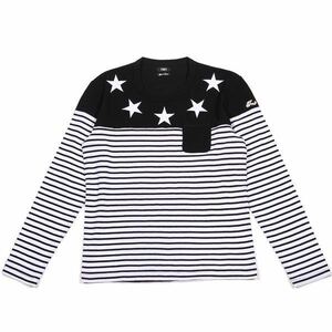 TMT ティーエムティー L/S SURF KNIT STAR BORDER スターボーダー サーフニット ポケット 長袖Tシャツ ロンT