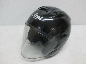 H◆ARAI　ジェットヘルメット 222 SZ-RAM3.Ⅲ.Lサイズ.59-60cm.日本製.黒.送料無料(一部地域除外) 