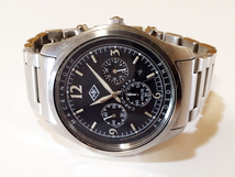 【 稼働中 】 MACKINTOSH PHILOSOPHY by SEIKO 7T12-0AH0 Chronograph Watch with Small Second Hand セイコー クロノ スモセコ 腕時計_画像3