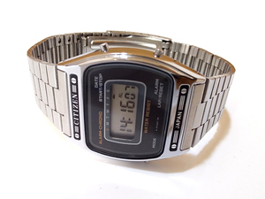 【 稼働中 】 CITIZEN ALARM-CHRONO P080-312767 Digital Watch シチズン アラーム・クロノ デジタル 腕時計