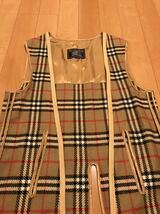 ENGLAND製☆90sOLD BURBERRY/オールドバーバリー メンズサイズL並？ コート/ウールライナーベスト 裏表.ノバチェック総柄 個性的古着コーデ_画像4