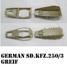 332　田宮模型　MM-No.113　GERMAN Sd.kfz.250/3 GREIF　ドイツ・Sd.kfz.250/3無線指揮車《グライフ》　1/35 タミヤTAMIYA_画像9