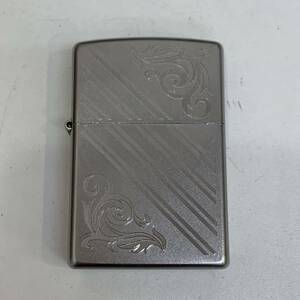 【T0207】ZIPPO ジッポ アラベスク シルバーカラー 着火未確認 嗜好品 タバコ ライター コレクション 喫煙グッズ 雑貨 着火剤