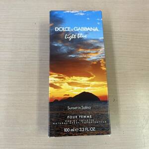 【T0213】ドルチェ&ガッバーナ DOLCE&GABBANA 香水 Sunset in Salina POUR FEMME 100ml 使用途中