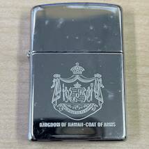 【T0225②】ZIPPO zippo ジッポ ジッポー ライター 喫煙具 KINGDOM OF HAWAII COAT OF ARMS 火花未確認 着火未確認_画像2