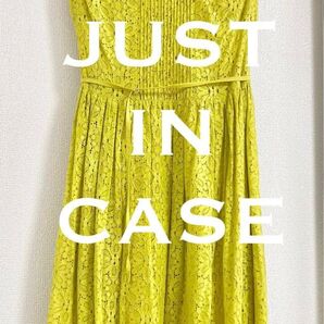 【JUST IN CASE】ジャストインケース フレンチスリーブワンピース