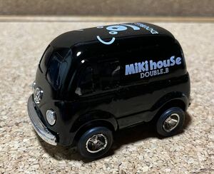 MIKI HOUSEミキハウス ブリキ製 ミニカー VW フォルクスワーゲン デリバリーバン DOUBLE.B ブラック昭和レトロ ヴィンテージ旧車 当時モノ 