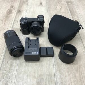 165 D 1円〜 SONY α6400 Wレンズキット ソニー デジタルカメラ ミラーレス一眼 中古