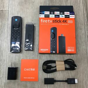 168 D 1円〜 Amazon Fire TV Stick 4K Max Alexa対応音声認識リモコン（第3世代）アマゾン ファイヤースティック 中古 現状品