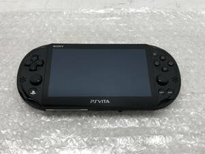073　A)【中古品】PSVita Playstation Vita PCH-2000　ブラック　本体のみ【動作確認、初期化済み】