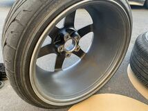 RAYS TE37SL 9.5J +35 ブロンズ VOLK RACING 2本セット 絶版 中古品 kr20a 225/40R18付き_画像5