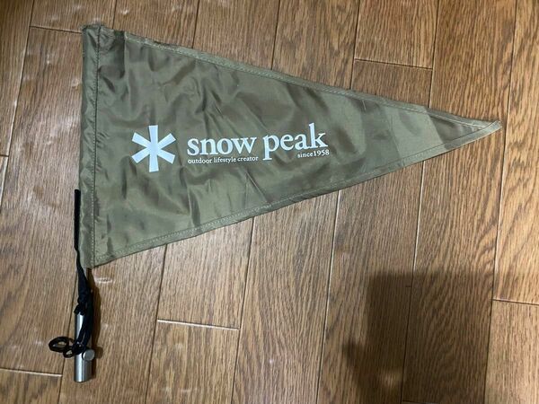 snowpeak スノーピーク　タープフラッグ カーキ 雪峰祭限定　未使用