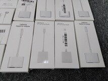 【ジャンク】大量 まとめ売り 28個 セット イヤホン カメラアダプター USB earpods avアダプター ケーブル スマホ iPhone iPod iPad等 対応_画像5