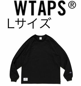 新品未使用 送込 即発送 L Wtaps x Champion Academy L/S T-Shirts Blackダブルタップス x チャンピオン アカデミー L/S T ブラック