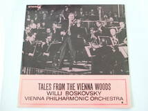 ウイリー・ボスコフスキー ウィーン・フィルハーモニー LPレコード ウィーンの森の物語 Willi Boskovsky/Tales from the Vienna Woods _画像2