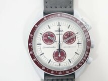 SWATCH スウォッチ OMEGA オメガ MISSION TO PLUTO SO33M101 未使用品 バイオセラミック クォーツ メンズ 時計_画像2