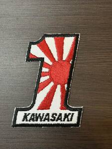 希少当時物デッドストック★カワサキワッペン★kawasaki パッチ★Z1,Z2,マッハ,SS,FX,W1,W3,RS,ゼファー★旧車・旧車會