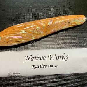 Native-Works Rattler 200mm ネイティブワークス ラトラー210 カーペンター cbone 貝田ルアー ハンマーヘッド ローカルスタンダーの画像1