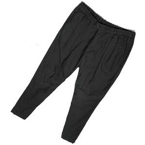 定価2.8万 junhashimoto MOLESKIN II TUCK PANTS 3 黒 ジュンハシモト モールスキンツータックパンツ akm wjk 1piu スラックス