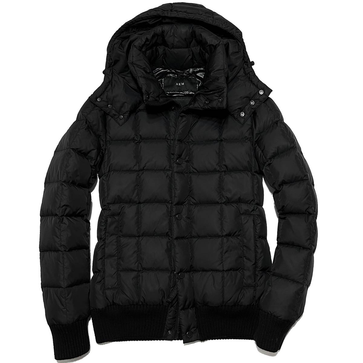 LEON掲載 定価15 2万 AKM LIMONTA BORDER SKI HOODED DOWN JKT Sサイズ 